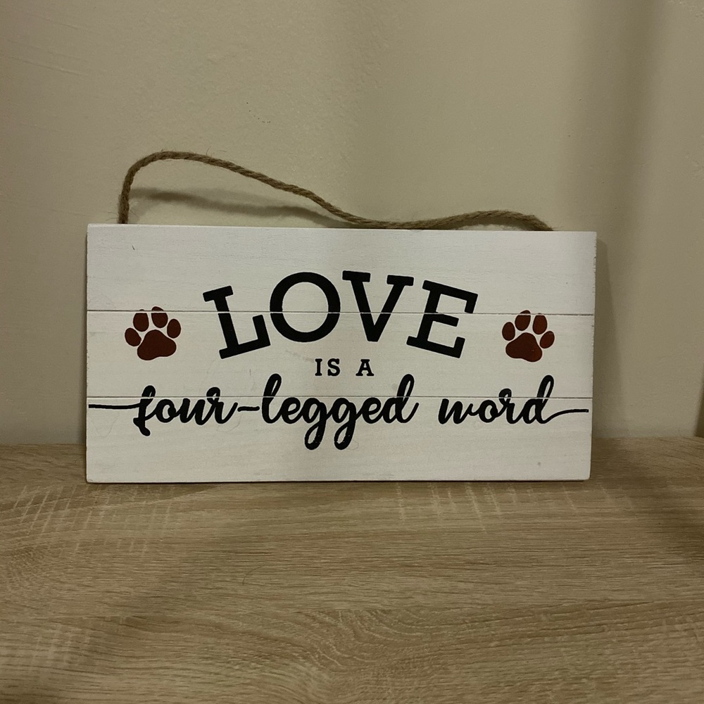 Dog Lover Hanging Sign